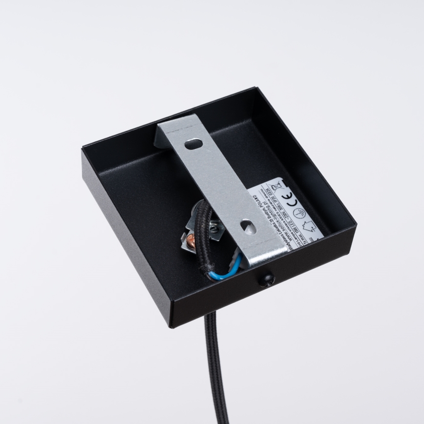 Підвісна люстра ARIES 1xE27/15W/230V бук/бежевий