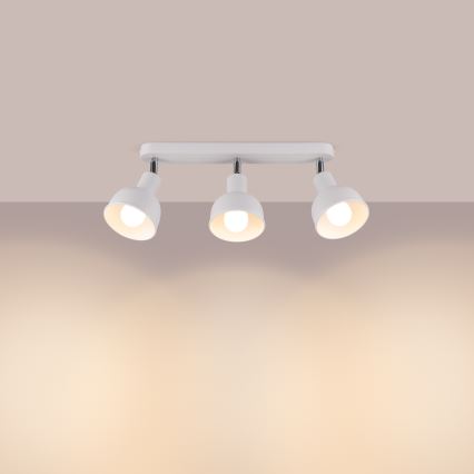 Точечный светильник ELBA 3xE27/15W/230V белый