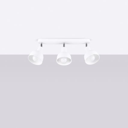 Точковий світильник ELBA 3xE27/15W/230V білий