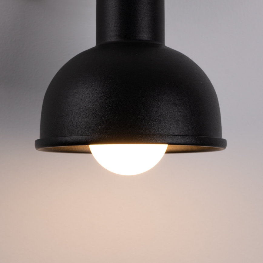 Настенный точечный светильник ELBA 1xE27/15W/230V черный