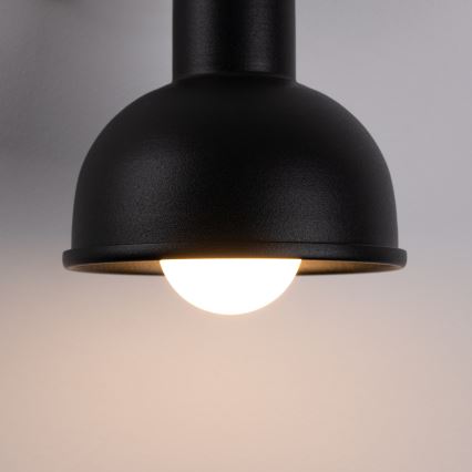 Настінний точковий світильник ELBA 1xE27/15W/230V чорний