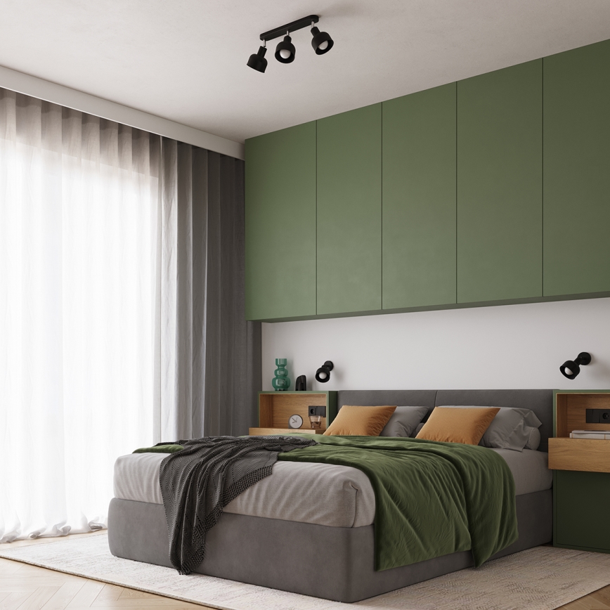 Точковий світильник ELBA 3xE27/15W/230V чорний