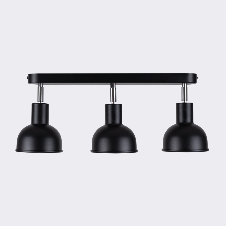 Точковий світильник ELBA 3xE27/15W/230V чорний