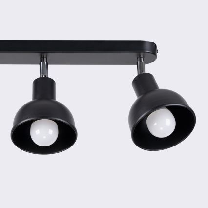 Точковий світильник ELBA 3xE27/15W/230V чорний