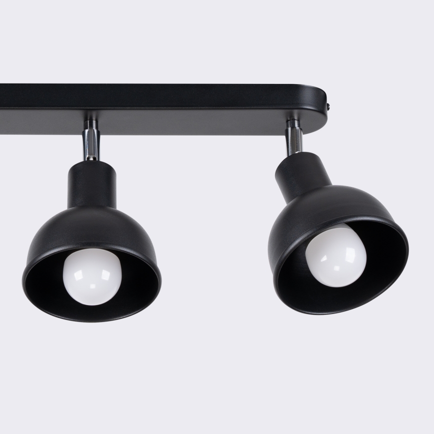 Точковий світильник ELBA 3xE27/15W/230V чорний