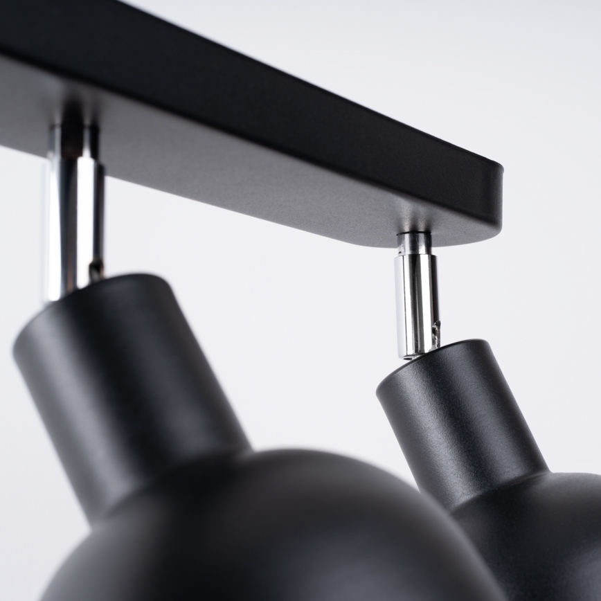 Точковий світильник ELBA 3xE27/15W/230V чорний