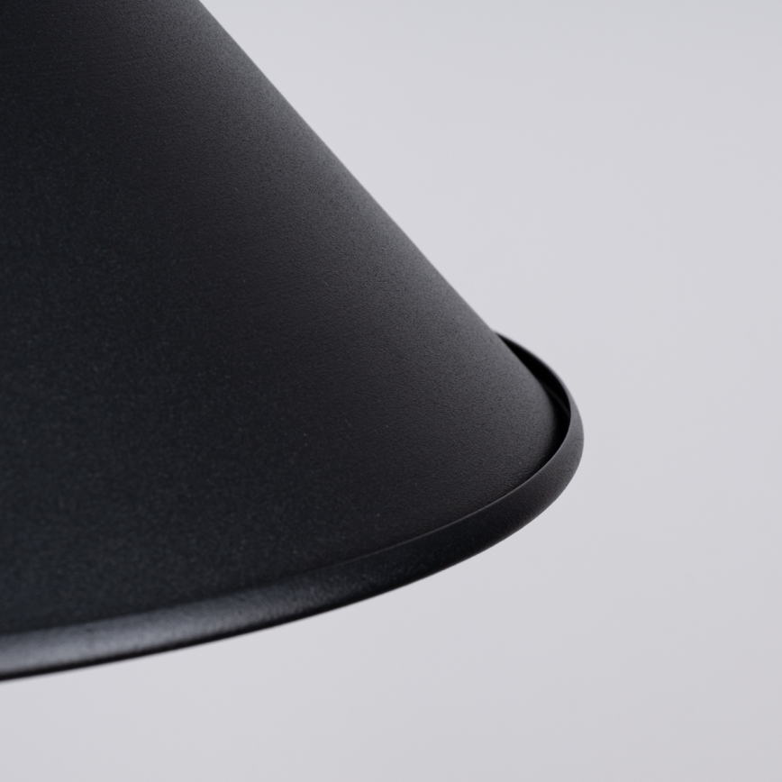 Підвісна люстра JAGA 1xE27/15W/230V діаметр 30 см чорний