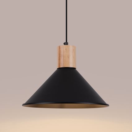 Подвесная люстра JAGA 1xE27/15W/230V диаметр 30 см черный