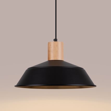 Підвісна люстра FANO 1xE27/15W/230V діаметр 34 см чорний