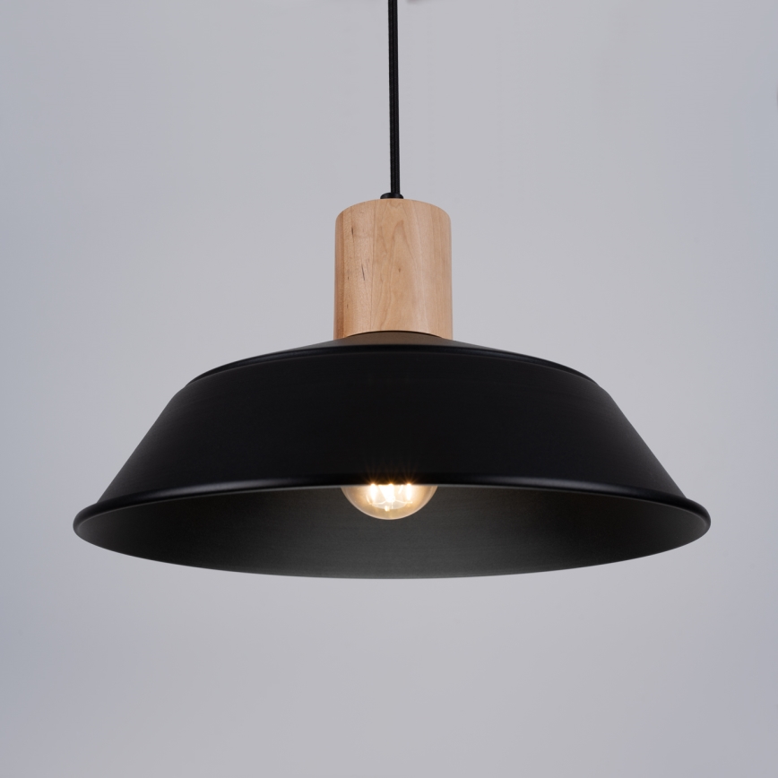 Подвесная люстра FANO 1xE27/15W/230V диаметр 34 см черный