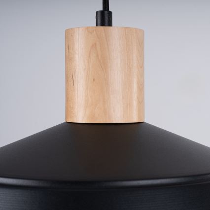 Подвесная люстра FANO 1xE27/15W/230V диаметр 34 см черный