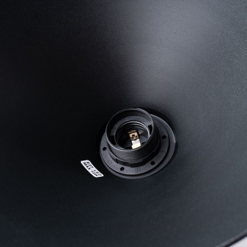 Підвісна люстра ZUMA 1xE27/15W/230V діаметр 30 см чорний