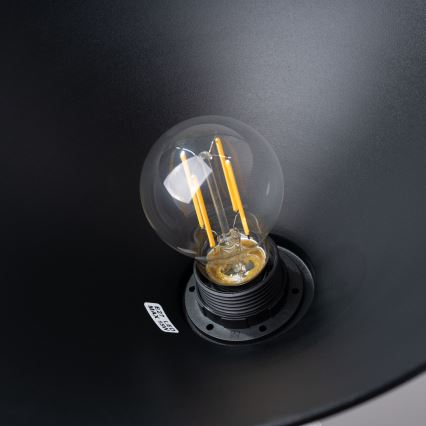 Подвесная люстра ZUMA 1xE27/15W/230V диаметр 30 см черный