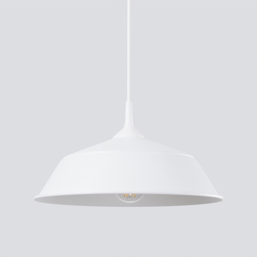Підвісна люстра FRIKA 1xE27/15W/230V діаметр 34 см білий