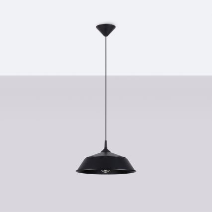 Подвесная люстра FRIKA 1xE27/15W/230V диаметр 34 см черный