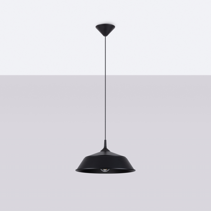Подвесная люстра FRIKA 1xE27/15W/230V диаметр 34 см черный