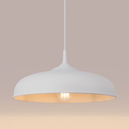 Підвісна люстра GINA 1xE27/15W/230V діаметр 38 см білий