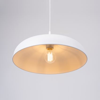 Підвісна люстра GINA 1xE27/15W/230V діаметр 38 см білий