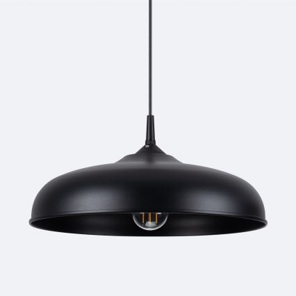 Підвісна люстра GINA 1xE27/15W/230V діаметр 38 см чорний