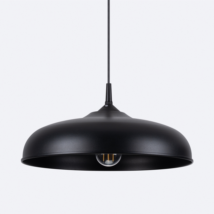 Підвісна люстра GINA 1xE27/15W/230V діаметр 38 см чорний