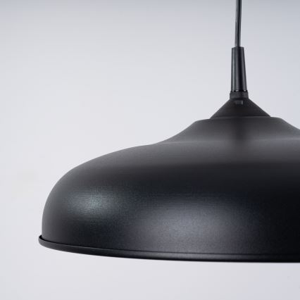Підвісна люстра GINA 1xE27/15W/230V діаметр 38 см чорний
