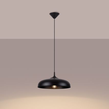 Подвесная люстра GINA 1xE27/15W/230V диаметр 38 см черный