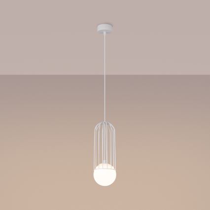Підвісна люстра BRINA 1xG9/8W/230V білий