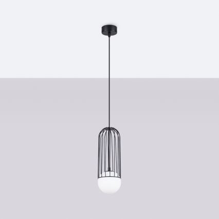 Підвісна люстра BRINA 1xG9/8W/230V чорний