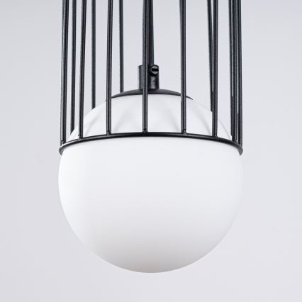 Підвісна люстра BRINA 1xG9/8W/230V чорний