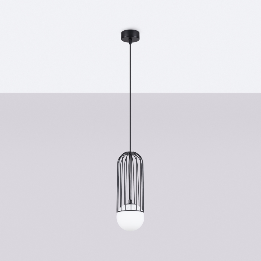 Подвесная люстра BRINA 1xG9/8W/230V черный