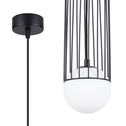 Подвесная люстра BRINA 1xG9/8W/230V черный