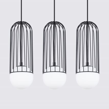 Подвесная люстра BRINA 3xG9/8W/230V черный