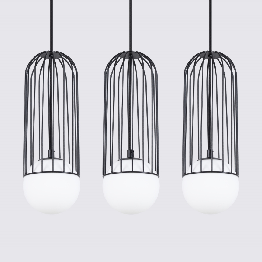 Подвесная люстра BRINA 3xG9/8W/230V черный