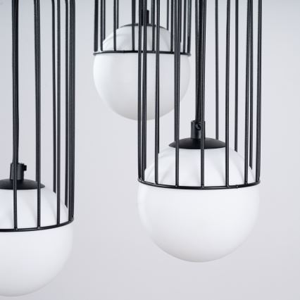 Підвісна люстра BRINA 3xG9/8W/230V чорний