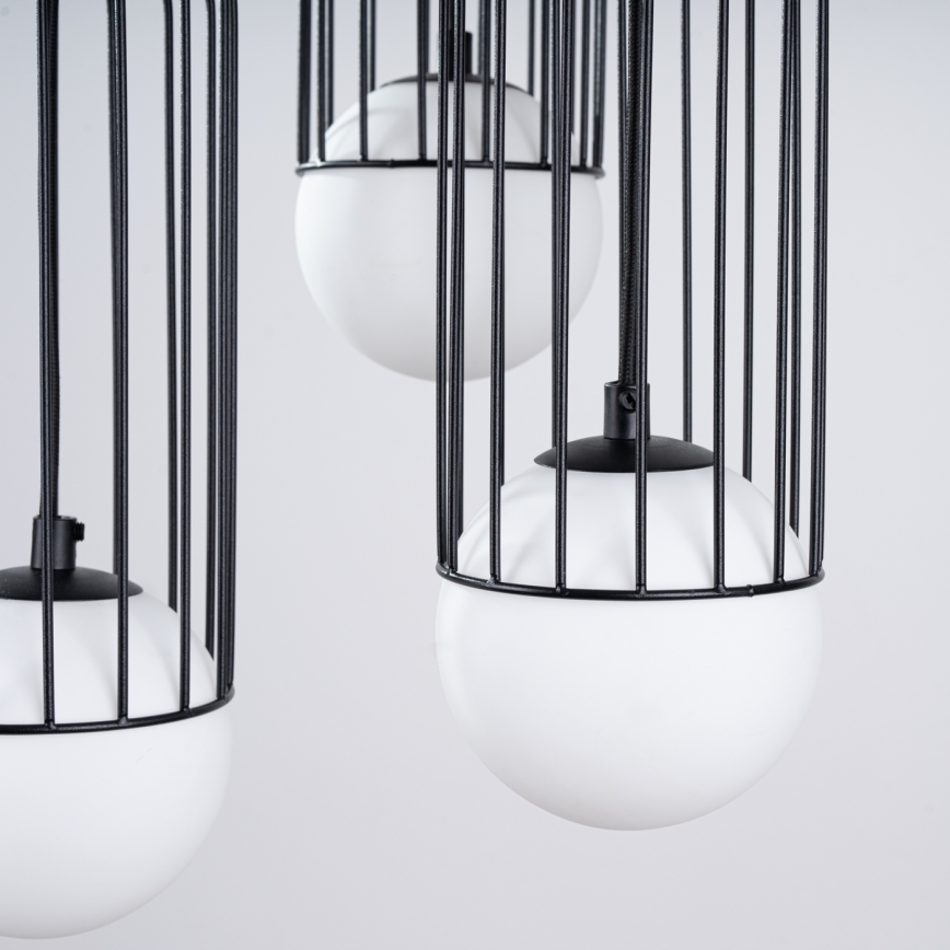 Підвісна люстра BRINA 3xG9/8W/230V чорний