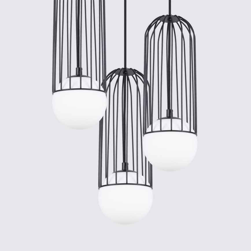 Подвесная люстра BRINA 3xG9/8W/230V черный