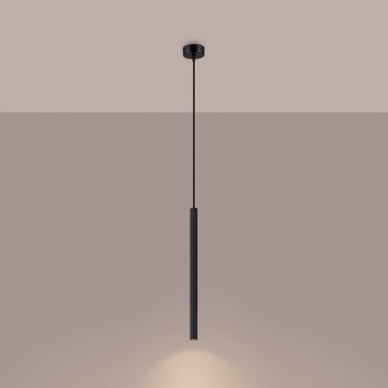 Підвісна люстра ARCHE 1xG9/8W/230V чорний