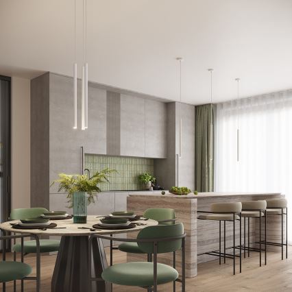 Підвісна люстра ARCHE 3xG9/8W/230V білий