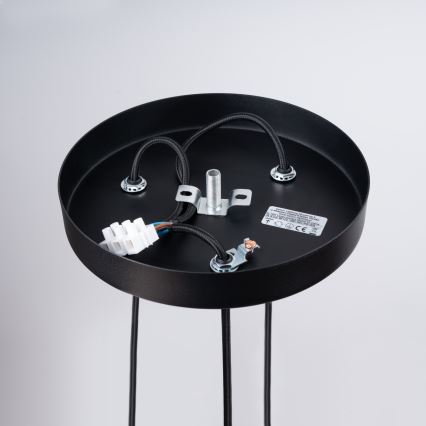 Підвісна люстра ARCHE 3xG9/8W/230V чорний