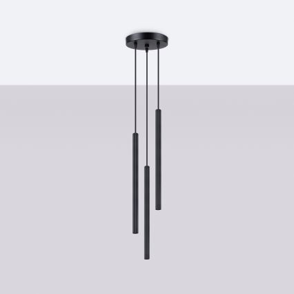 Подвесная люстра ARCHE 3xG9/8W/230V черный