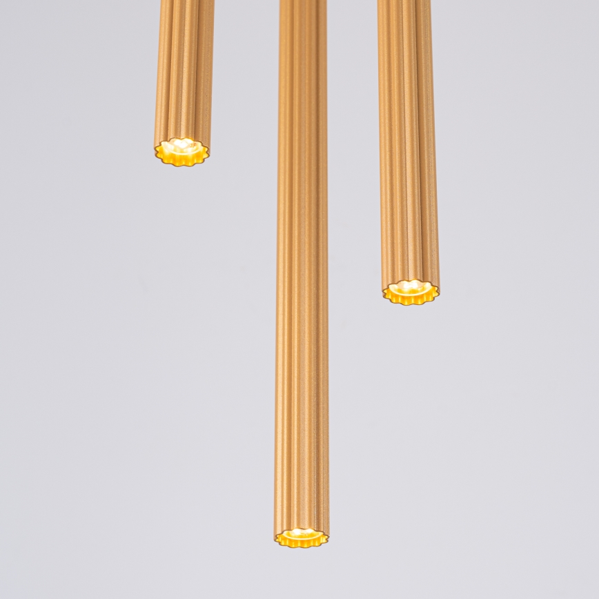 Підвісна люстра ARCHE 3xG9/8W/230V золотий