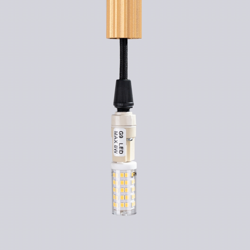 Подвесная люстра ARCHE 3xG9/8W/230V золотистый