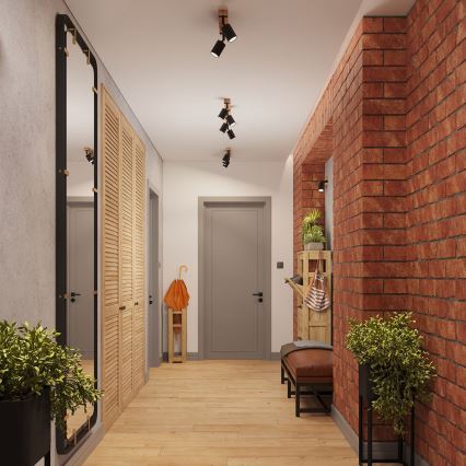 Точковий світильник FAGER 3xGU10/10W/230V чорний