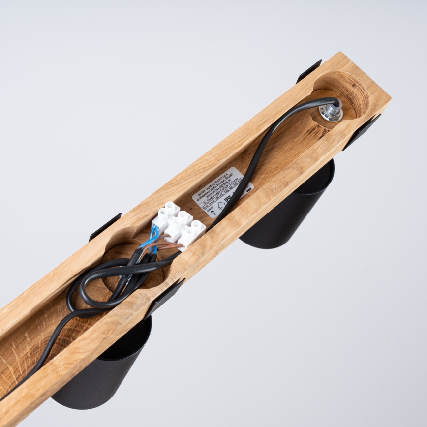 Точковий світильник FAGER 3xGU10/10W/230V чорний