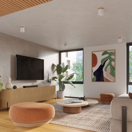 Точечный светильник RIF 1xGU10/10W/230V диаметр 12 см белый