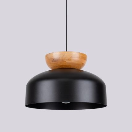 Підвісна люстра MARION 1xE27/15W/230V діаметр 29,5 см чорний