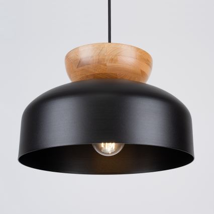 Підвісна люстра MARION 1xE27/15W/230V діаметр 29,5 см чорний