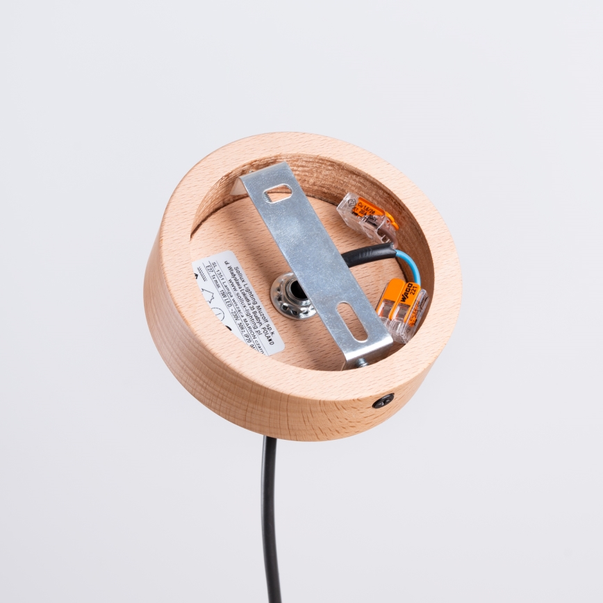 Підвісна люстра MARION 1xE27/15W/230V діаметр 29,5 см чорний
