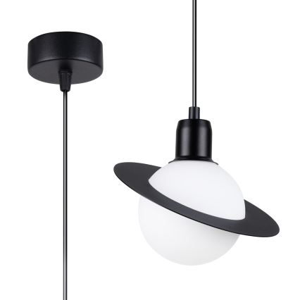 Підвісна люстра HYPERION 1xG9/8W/230V чорний