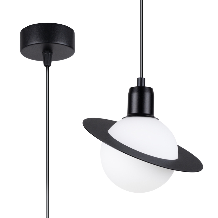 Підвісна люстра HYPERION 1xG9/8W/230V чорний